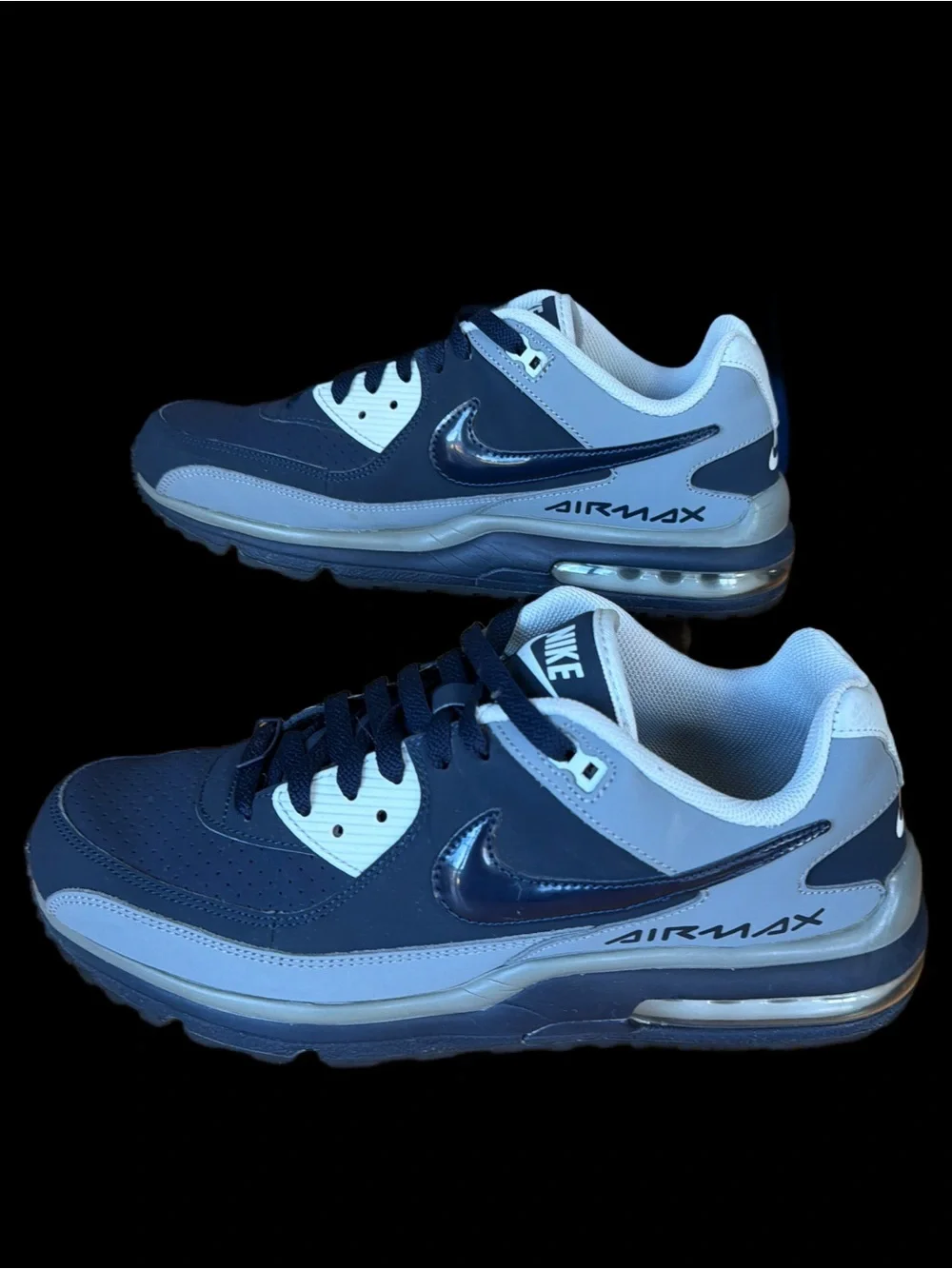 Nike Air Max LTD 3 Men's Navy and Grey Sneakers Men’s size 11 EUC